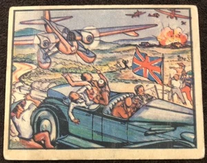 R69 1938 Gum Inc Card - Horrors of War Series - #29 Tokio Airman Attack British - Bild 1 von 2