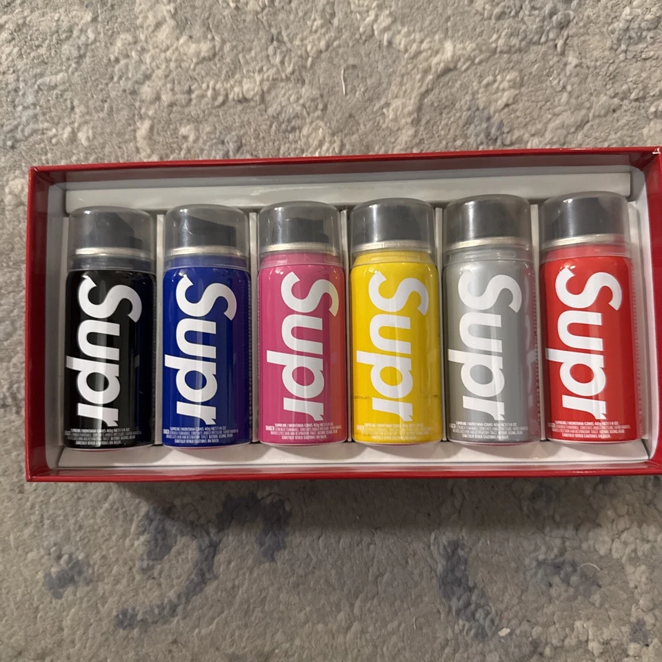 Supreme Montana Cans Mini Can Set Spray Paint Graffiti SS21 Street Art - NEW - Image 1 of 2