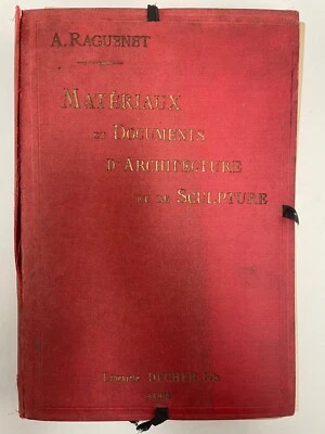 1000s Engravings MATRIAUX et DOCUMENTS D'ARCHITECTURE et de SCULPTURE A Raguenet - Image 1 of 4