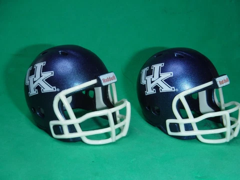 Kentucky Wildcats Riddell Pocket Pro football helmet lot of 2 Cover