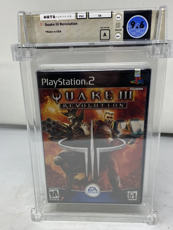 Quake 3 III Revolution Sony PlayStation 2 WATA 9.6 New Sealed Doom - Image 1 of 2