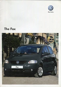 VW Fox 2008 UK Markt Verkaufsprospekt - Bild 1 von 1