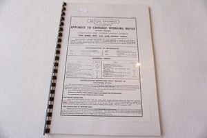 Ferrocarril Fascimilie de junio de 1957 aviso de trabajo trenes de vapor Londres Este - Imagen 1 de 6