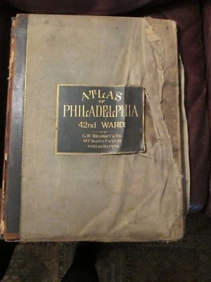 (#8) Philadelphia Atlas 42nd Ward 1923 - Image 1 of 4