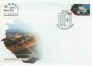 Hungary 2021 FDC Tourism Stamps Regions & Towns IV Gyor Architecture 4v Set - Picture 1 of 4