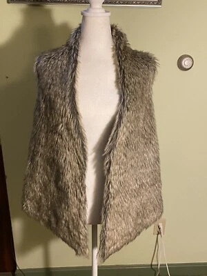 José. A qu'est-ce que c'est seda? Chaleco cárdigan de piel sintética tejido con cable talla L Foto 1 de 4