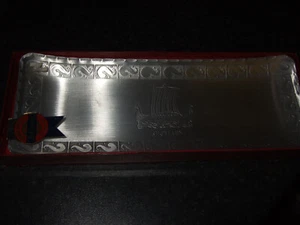 Noralware Pewter Viking Ship NibblesTray Shetland - Picture 1 of 3