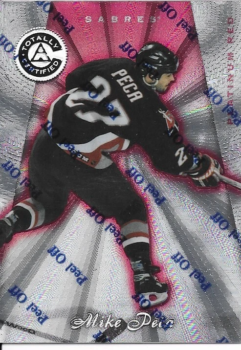 1997-98 Pinnacle Totally Certified MIKE PECA Platinum Red card #99 - Image 1 of 1