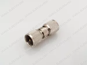 2 PIEZAS Adaptador Coaxial Mini UHF Macho a Mini UHF Macho Doble Enchufe Joiner EE. UU. Vendedor de EE. UU. - Imagen 1 de 1