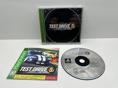 Test Drive 5 (Sony PlayStation 1, 1998) Greatest Hits Complete Cleaned & Tested - Image 1 of 4