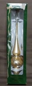 NEU Vintage Weihnachtsbaum Topper Bradford Glasornament OVP 12 Zoll - Bild 1 von 5