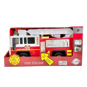 Playkidiz Fire Engine Toy With Lights & Sounds For Ages 3+ - Picture 1 of 6