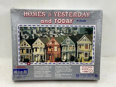 Sealed NIB IHC N Scale ROW HOUSE #1 Structure KIT #200-1 - Image 1 of 4