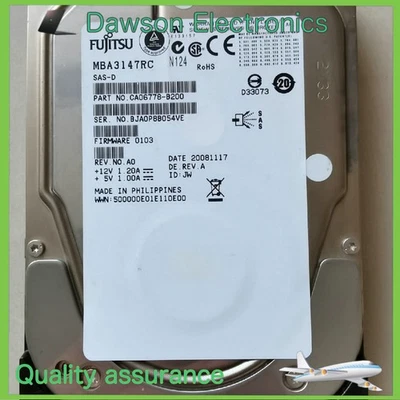 Fujitsu MBA3147RC 15K Workstation SAS Hard Drive - Image 1 of 4