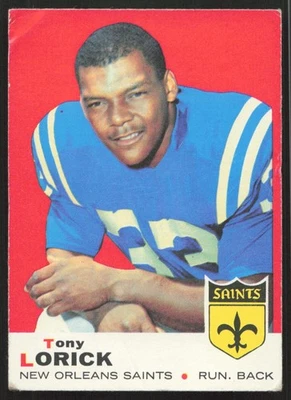 1969 Topps #61 Tony Lorick New Orleans Saints VG-VGEX (line)  - Image 1 of 2