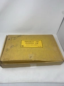 Vintage Probability And Statistics Lab -Designed By Edmund C Berkeley Incomplete - Picture 1 of 7