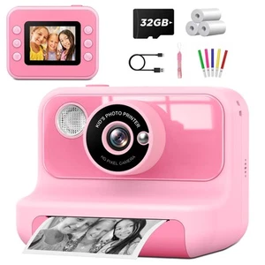 Kids Camera Instant Print, Christmas Birthday Gifts Toys Camera for Girls Boy... - Picture 1 of 7