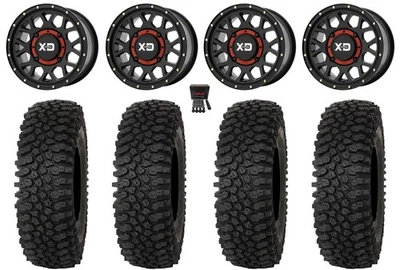 KS135 Grenade 14" Wheels Bk +38mm 27" Roctane ST Tires RZR XP 1K / PRO XP - Image 1 of 4