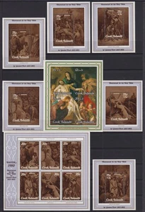 F-EX29608 COOK IS MNH RELIGION 1980 CHRISTMAS NAVIDAD ART HOLY BIBLE GUSTAV - Picture 1 of 2