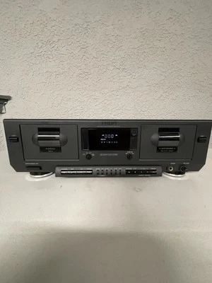 De colección Philips 900 Series Doble Auto Inverso Cassette Tape Deck FC 930 Foto 1 de 4