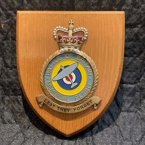 Vintage Royal Air Force BATTLE BRITAIN BBMF Mess Wandrelief/Schild - handbemalt - Bild 1 von 11