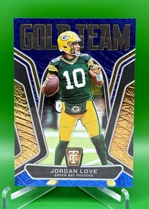 2024 Panini Totally Certified Gold Team Mirror Blue /199 Jordan Love #4 Packers - Picture 1 of 3