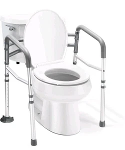Medical king Toilet Safety Rail - Adjustable Detachable Toilet Safety Frame..W4 - Picture 1 of 10