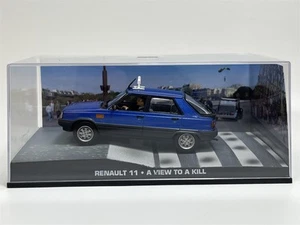 James Bond 007 a View To a Kill Renault 11 Blue 1:43 Eaglemoss VTAK1 - Picture 1 of 6