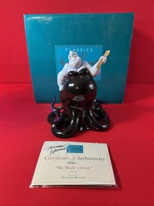 Disney Classics Little Mermaid Ursula Figure W Box “We Made A Deal” COA SIGNED - Picture 1 of 8