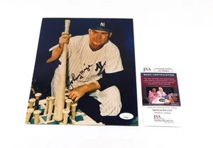 Johnny Mize Signed 8 x 10 Color Photo Yankees JSA Auto - Picture 1 of 3