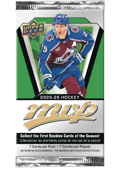 2025/26 Upper Deck NHL Hockey MVP Retail Pack Factory Sealed READ! - Image 1 of 1