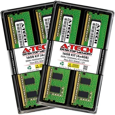 16GB 4x 4GB DDR4-3200 ASUS ROG Strix G10CE G10DK GA15 G15 GT15 GT15CF Memory RAM - Image 1 of 4