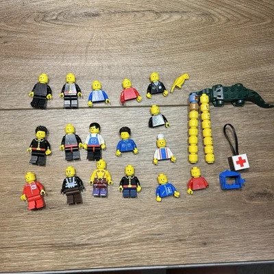Assorted Lot of LEGO Minfigures and Piece Vintage 1980s (some city people) - Image 1 of 3
