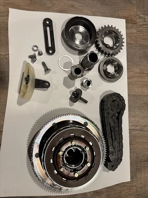 00-06 Harley Softail Cesta de embrague Conjunto de accionamiento primario OEM Doble leva 88 Foto 1 de 4