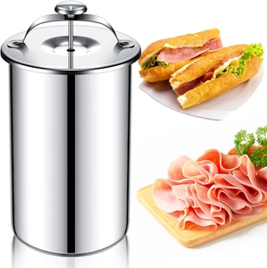 1 Piece Meat Press Maker Stainless Steel Ham Press Maker with Thermomet - Picture 1 of 12