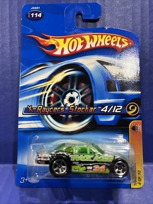 2006 Hot Wheels Track Aces 4/12  X-Raycers Stockar #114 - Image 1 of 4