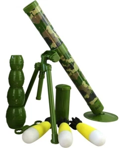 Juguete para niños ejército lanzacohetes bomba de mortero niños ejército soldado juego rifle pistola Reino Unido - Imagen 1 de 4