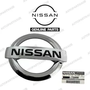 SE ADAPTA A: 04 - 15 NISSAN ARMADA & TITAN PARRILLA DELANTERA EMBLEMA LOGOTIPO OEM NUEVO - Imagen 1 de 4