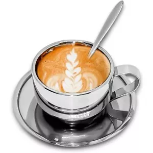 Edelstahl Isoliert Trink zubehör Espresso tassen Trink geschirr Kaffeetasse - Imagen 1 de 10