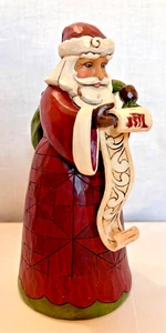 2012 Jim Shore Heartwood Creek "Be Good For Goodness Sake" Santa #4030240 No Box - Picture 1 of 8