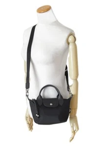 Longchamp Le Pliage Energy Shoulder Tote Bag 2Way Bag XS Black outlet New 2024 - Picture 1 of 5