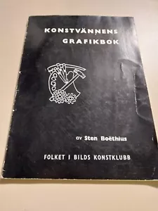 konstvannens grafikbok av sten boethius (paperback book) SWEDISH EDTION - Picture 1 of 2