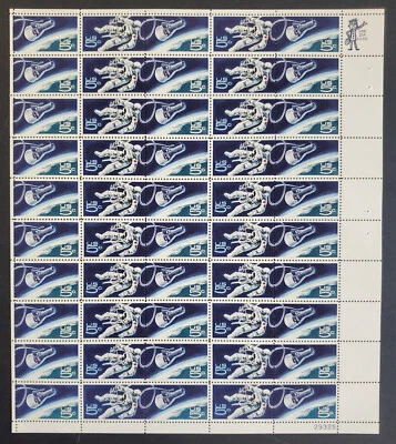 US Stamp Scott #1331-2c VF NH Rare Tagging Ommitted Error Sheet of 50 - Image 1 of 2