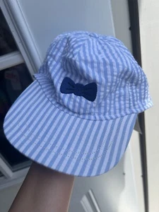 Bow Tie Boutique Boys Seersucker Hat- BOYS MEDIUM - Picture 1 of 6