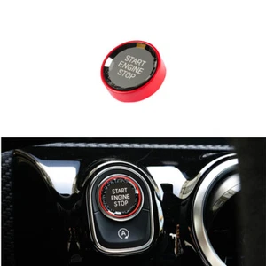 Rot BAUCHMUSKELN Kristall Auto Motor Start Knopf Für Benz A Klasse W177 2019-22 - Bild 1 von 4
