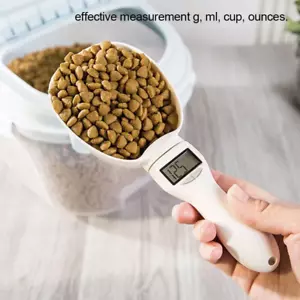 Digital Pet Food Measuring Scoop with LED Display for Dogs and Cats - Picture 1 of 12