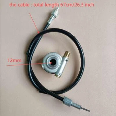 Drum Brake Speedo Meter Gear Box Cable For Honda Monkey Z50A Z50 Z50R Skyteam - Image 1 of 4