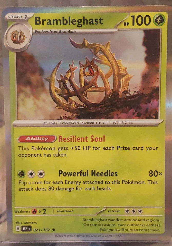 Brambleghast 021/162 Rare Sv05: Temporal Forces Holo - Image 1 of 1