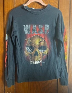 Camisa de Concierto WASP Vintage 1984 Winged Assassins Tour Auténtica - Imagen 1 de 7