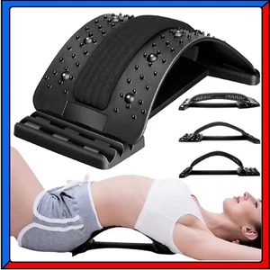 Dispositivo per Distendere Allunga Scrocchia Stretching Schiena Supporto Lombare - Foto 1 di 8